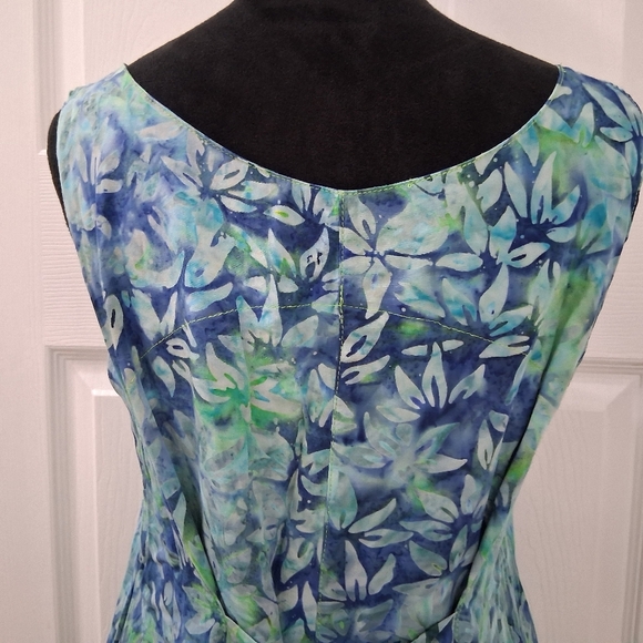 Ko'i Aloha Sleeveless Floral Button Up Dress   Size S - Picture 5 of 13